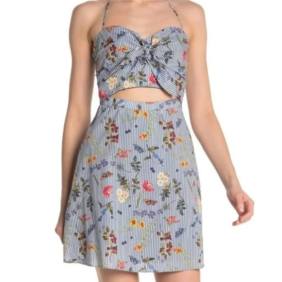 Bailey 44 Floral Garden  Mini Dress SZ 10 - Picture 5 of 5